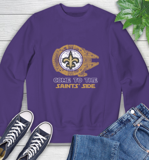 NFL Come To The New Orleans Saints Wars Football Sports Sweatshirt - Image 5