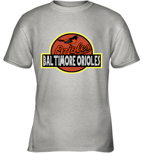 MLB VINTAGE BALTIMORE ORIOLES BASEBALL SMALL GRAY T-SHIRT