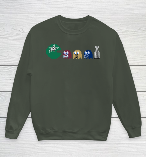 Dallas Stars x Pacman Create History For Stanley Cup Youth Sweatshirt 10