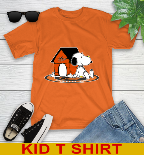 MLB Baseball Baltimore Orioles Snoopy The Peanuts Movie Shirt Youth T-Shirt 7