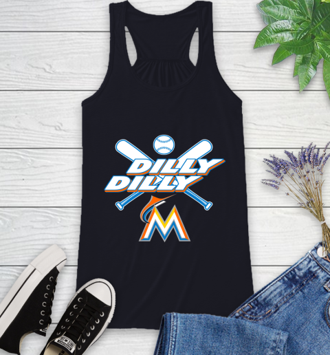 MLB Miami Marlins Dilly Dilly Baseball Sports Racerback Tank 10