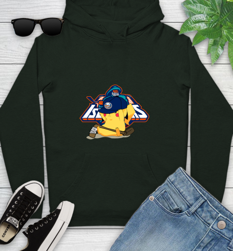 NHL Pikachu Hockey Sports New York Islanders Youth Hoodie 13