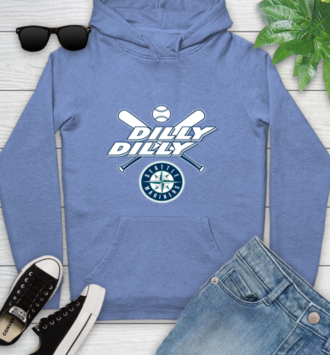 MLB Seattle Mariners Dilly Dilly Baseball Sports Youth Hoodie 12
