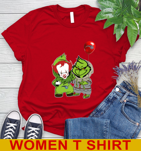 Orlando Magic Baby Pennywise Grinch Christmas NBA Basketball Women's T-Shirt 10