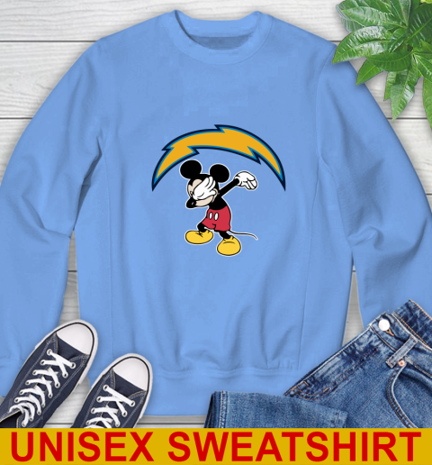 San Diego Chargers NFL Football Dabbing Mickey Disney Sports Sweatshirt 11