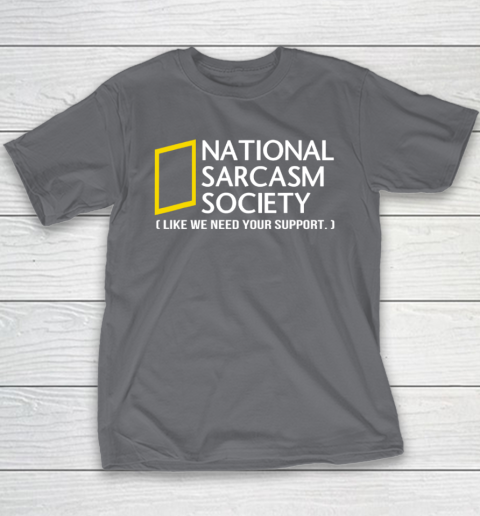 National sarcasm society Youth T-Shirt 5