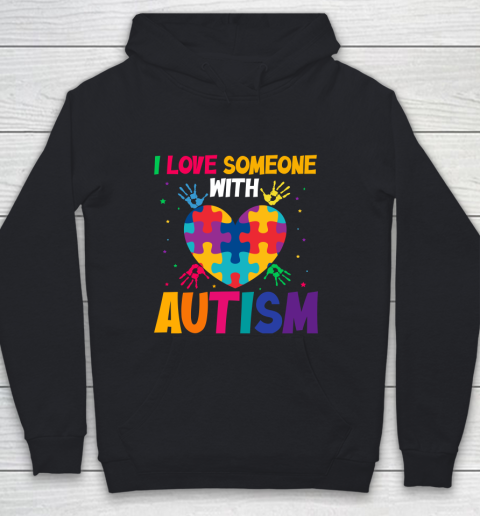Autism Awareness I Love Someone With Autism Youth Hoodie