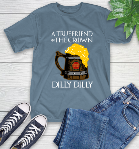 NBA Detroit Pistons A True Friend Of The Crown Game Of Thrones Beer Dilly Dilly Basketball T-Shirt 8