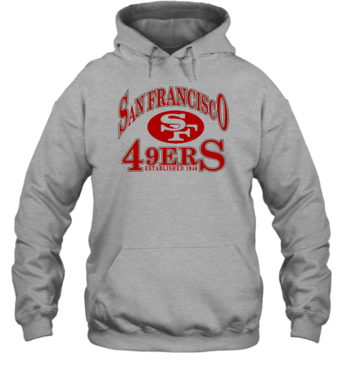 San Francisco 49ers Heathered Charcoal Playability Hoodie