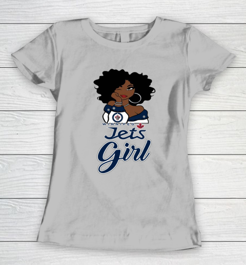 Winnipeg Jets Girl NHL Women's T-Shirt 6