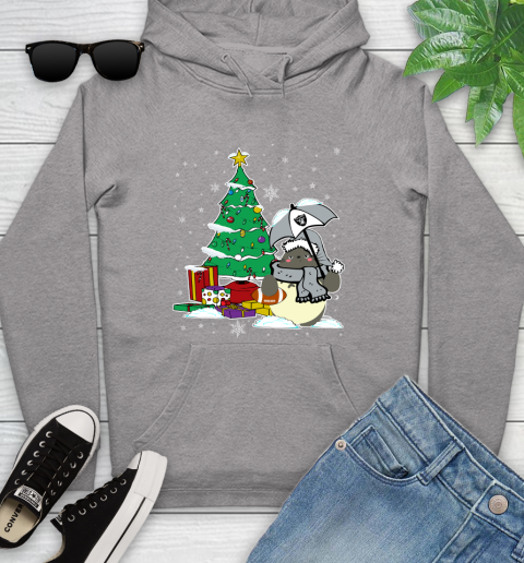 Oakland Raiders NFL Football Cute Tonari No Totoro Christmas Sports Youth Hoodie 6
