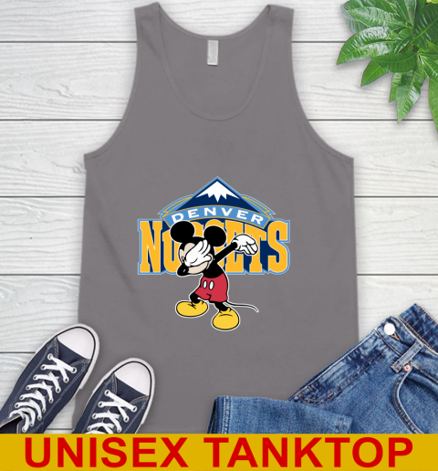 Denver Nuggets NBA Basketball Dabbing Mickey Disney Sports Tank Top 7