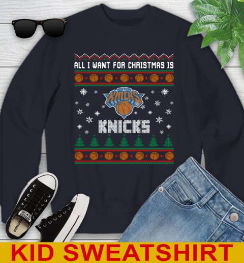 NBA Basketball All I Want For Christmas Is New York Knicks 110