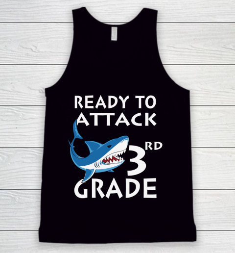 Back To School Shirt Ready to attack 3rd grade 1 Tank Top