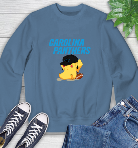 NFL Pikachu Football Sports Carolina Panthers Sweatshirt 7