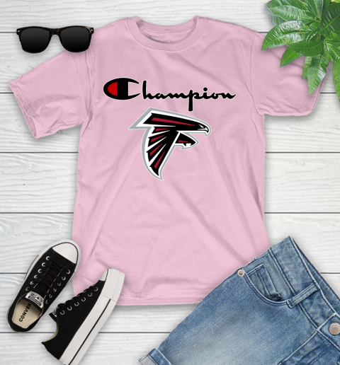 NFL Football Atlanta Falcons Champion Shirt Youth T-Shirt 7