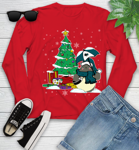 St.Louis Blues NHL Hockey Cute Tonari No Totoro Christmas Sports (2) Youth Long Sleeve 11