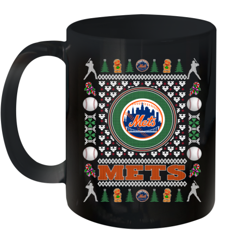 New York Mets Merry Christmas MLB Baseball Loyal Fan Ceramic Mug 11oz
