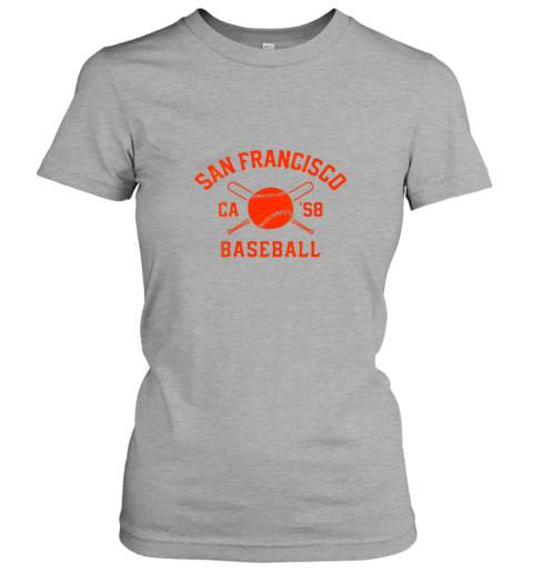 c99f womens san francisco baseball vintage sf the city cali retro gift ladies t shirt 20 front ash
