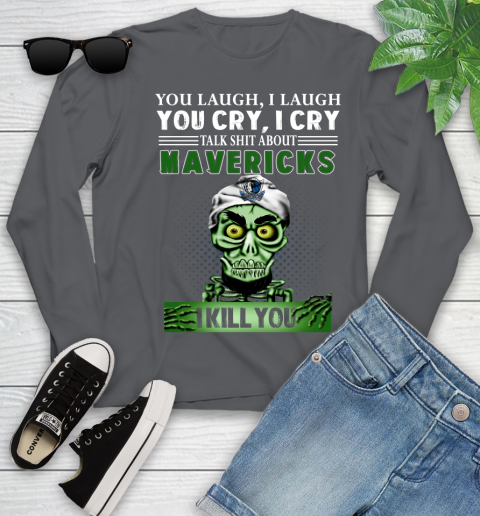 NBA Talk Shit About Dallas Mavericks I Kill You Achmed The Dead Terrorist Jeffrey Dunham Basketball Youth Long Sleeve 9
