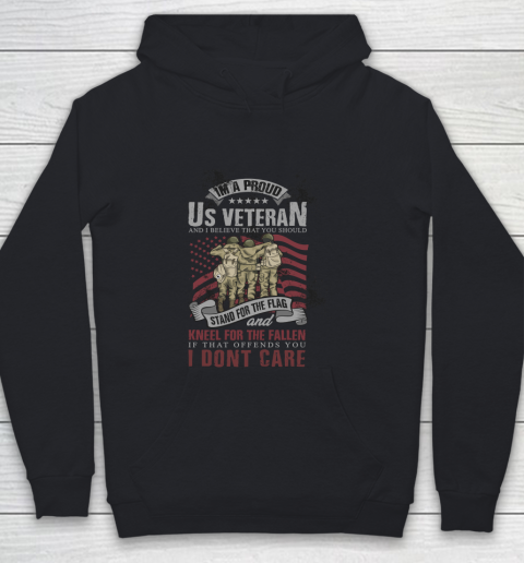 Veteran Shirt U.S Veterans with U.S Flag Youth Hoodie