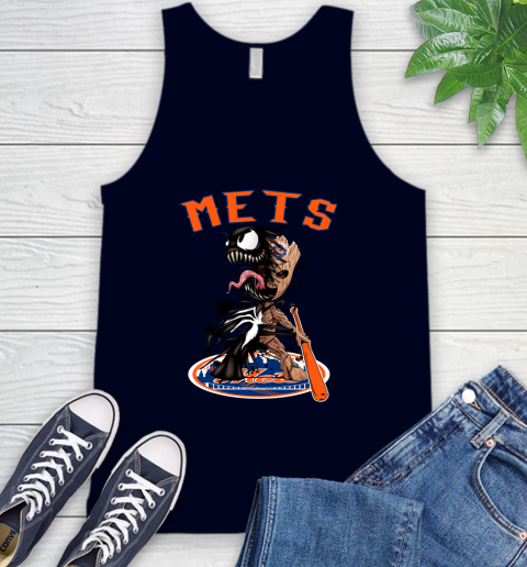 MLB New York Mets Baseball Venom Groot Guardians Of The Galaxy Tank Top 3