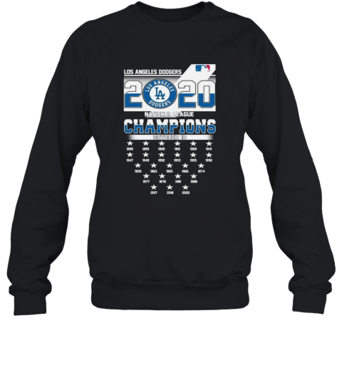 Los Angeles Dodgers 2020 Nation League Champions October 18 Sweatshirt