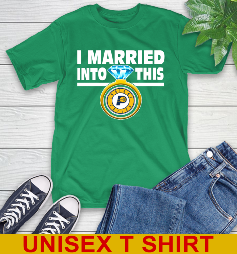 Indiana Pacers NBA Basketball I Married Into This My Team Sports T-Shirt 7