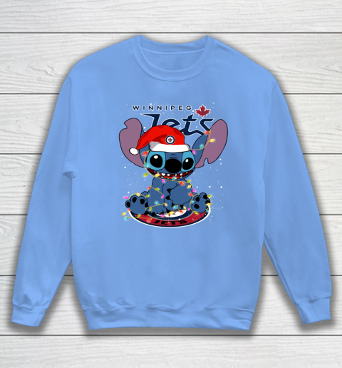 Winnipeg Jets NHL Hockey noel stitch Christmas Sweatshirt - Image 8