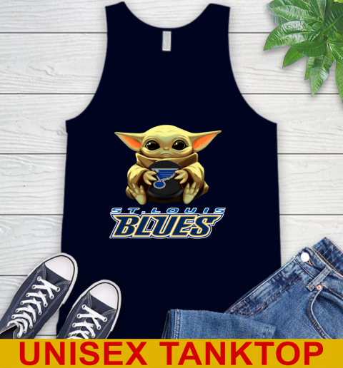 NHL Hockey St.Louis Blues Star Wars Baby Yoda Shirt 72