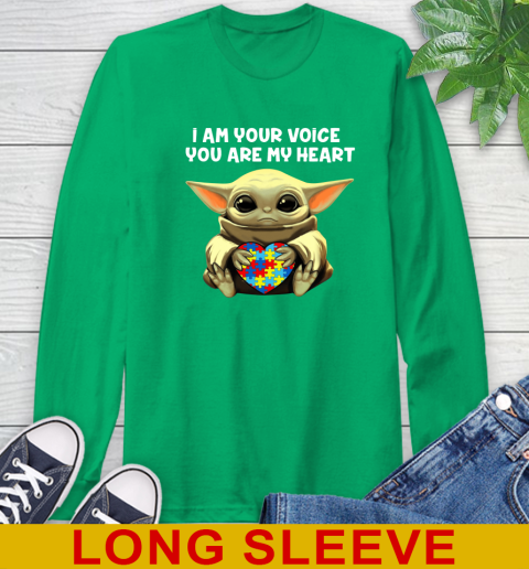 I Am Your Voice You Are My Heart Baby Yoda Autism Awareness Shirt 62