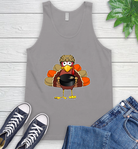 Anaheim Ducks Turkey Thanksgiving Day Tank Top 4