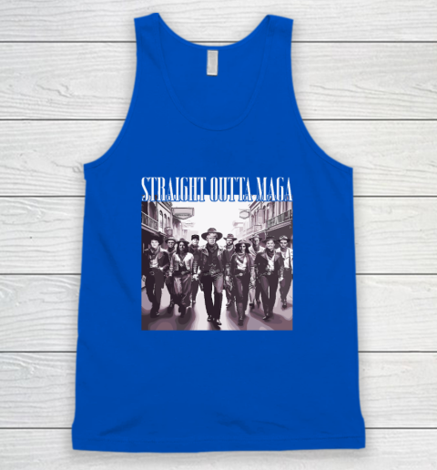 Straight Outta Maga Funny Trump 2024 Tank Top 3