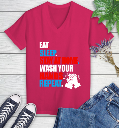 Coronavirus Shirt  Eat Sleep Stay At Home Wash Your Hands Repeat Shirt 78