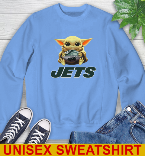 NFL Football New York Jets Baby Yoda Star Wars Shirt Sweatshirt 11