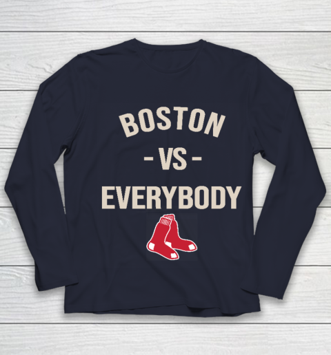 Boston Red Sox Vs Everybody Youth Long Sleeve 2