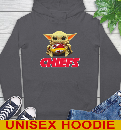 NFL Football Kansas City Chiefs Baby Yoda Star Wars Shirt Hoodie 7