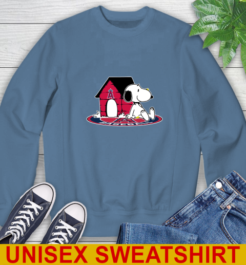 MLB Baseball Los Angeles Angels Snoopy The Peanuts Movie Shirt Sweatshirt 8