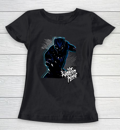 Marvel Black Panther Movie Warrior Color Pop Women's T-Shirt