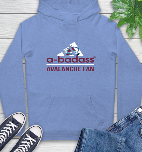 NHL A Badass Colorado Avalanche Fan Adidas Hockey Sports Hoodie - Image 12
