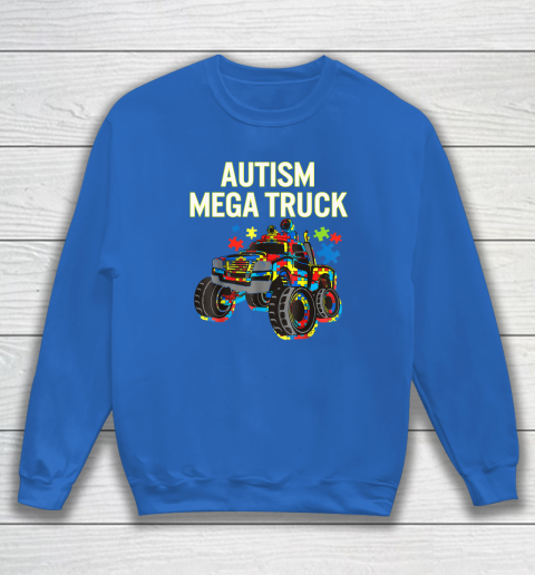 Autism Mega Truck Shirt Monster Truck Autism Awareness Sweatshirt 5