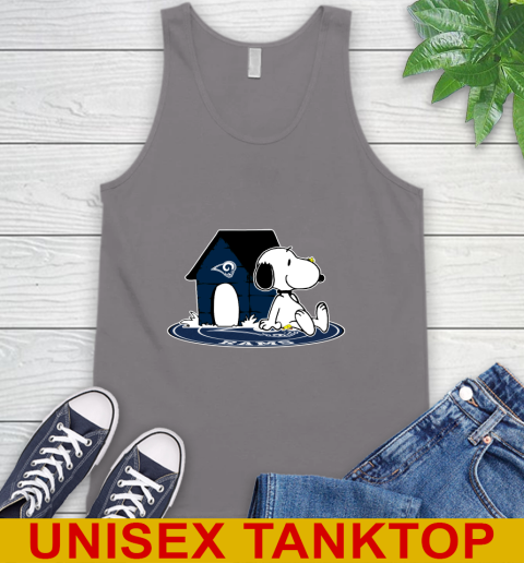 NFL Football Los Angeles Rams Snoopy The Peanuts Movie Shirt Tank Top 7