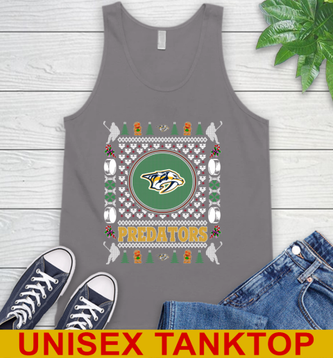 Nashville Predators Merry Christmas NHL Hockey Loyal Fan Tank Top 6