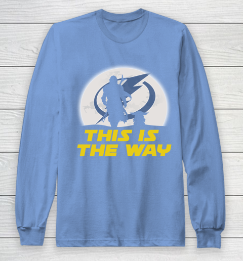 Tampa Bay Lightning NHL Ice Hockey Star Wars Yoda And Mandalorian This Is The Way Long Sleeve T-Shirt 8