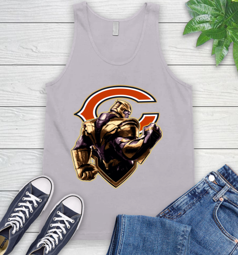 NFL Thanos Avengers Endgame Football Sports Chicago Bears Tank Top 4