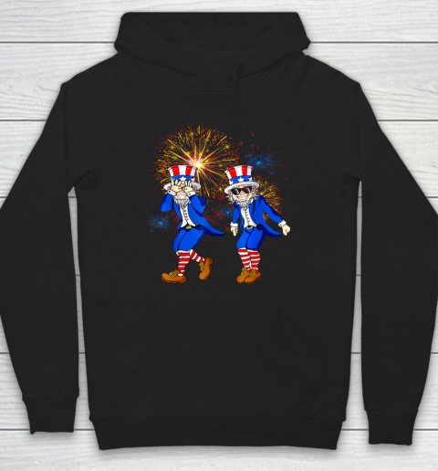 Uncle Sam Griddy Dance Funny 4th Of July Independence Day Hoodie
