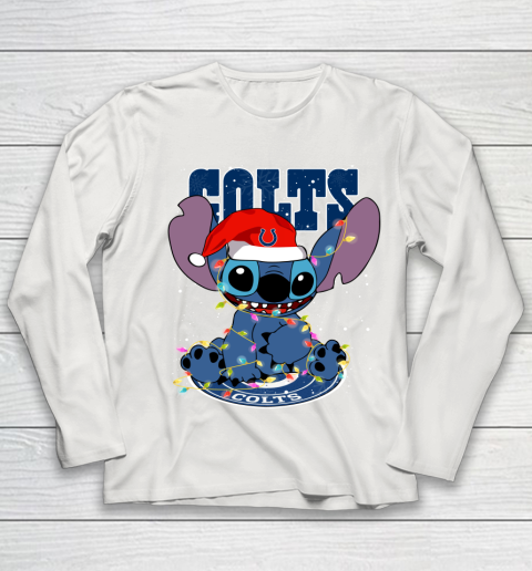 Indianapolis Colts NFL Football noel stitch Christmas Youth Long Sleeve 8
