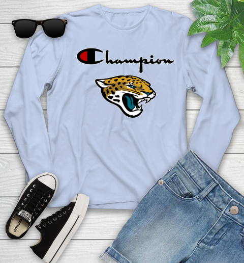 NFL Football Jacksonville Jaguars Champion Shirt Youth Long Sleeve 6