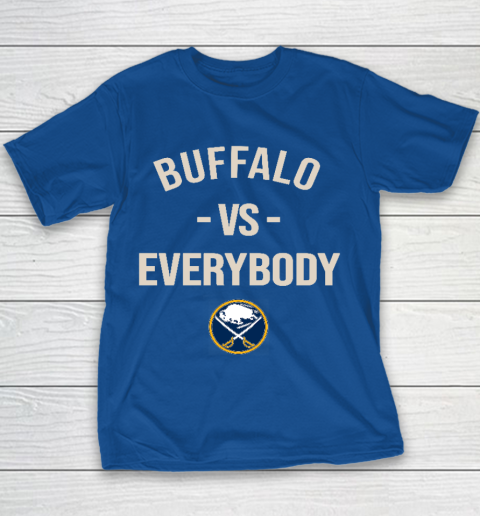 Buffalo Sabres Vs Everybody Youth T-Shirt 6
