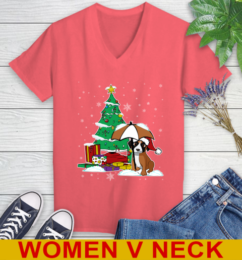 Boxer Christmas Dog Lovers Shirts 219